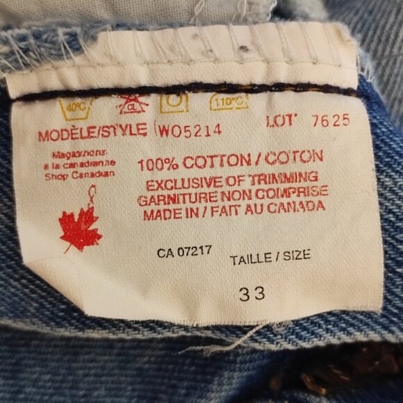 Vintage Maryk & Co. jeans women's Tag size 33 denim blue colour model # W05214 - Picture 7 of 13